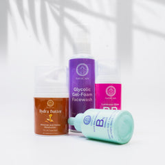 Aura Glow Pack(Facewash+Serum+Moisturizer+BB Cream